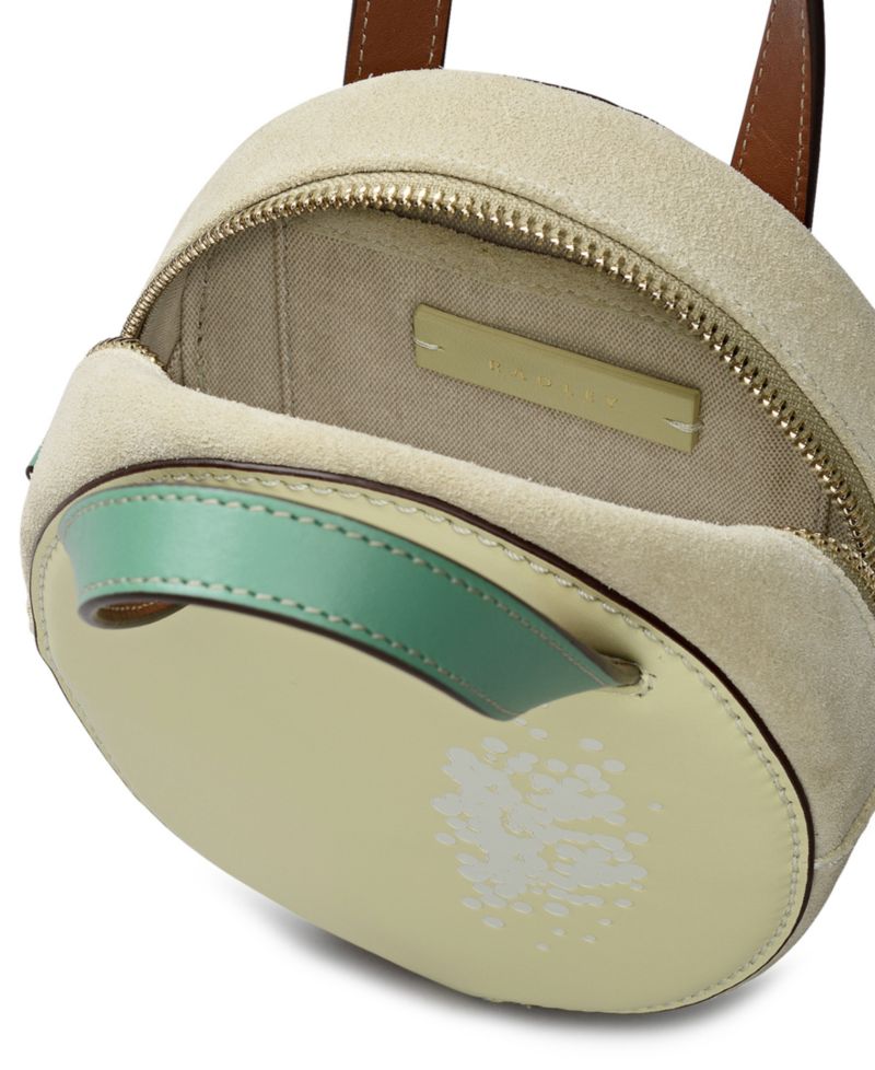 Riviera Leather Zip-Top Mini Crossbody Handbag