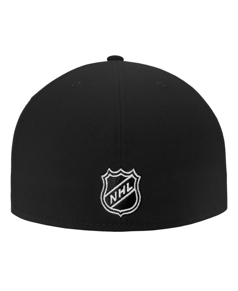 Men's Black Anaheim Ducks Core Fitted Hat