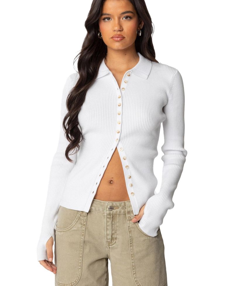 Women's Mirielle Ribbed Knit Cardigan