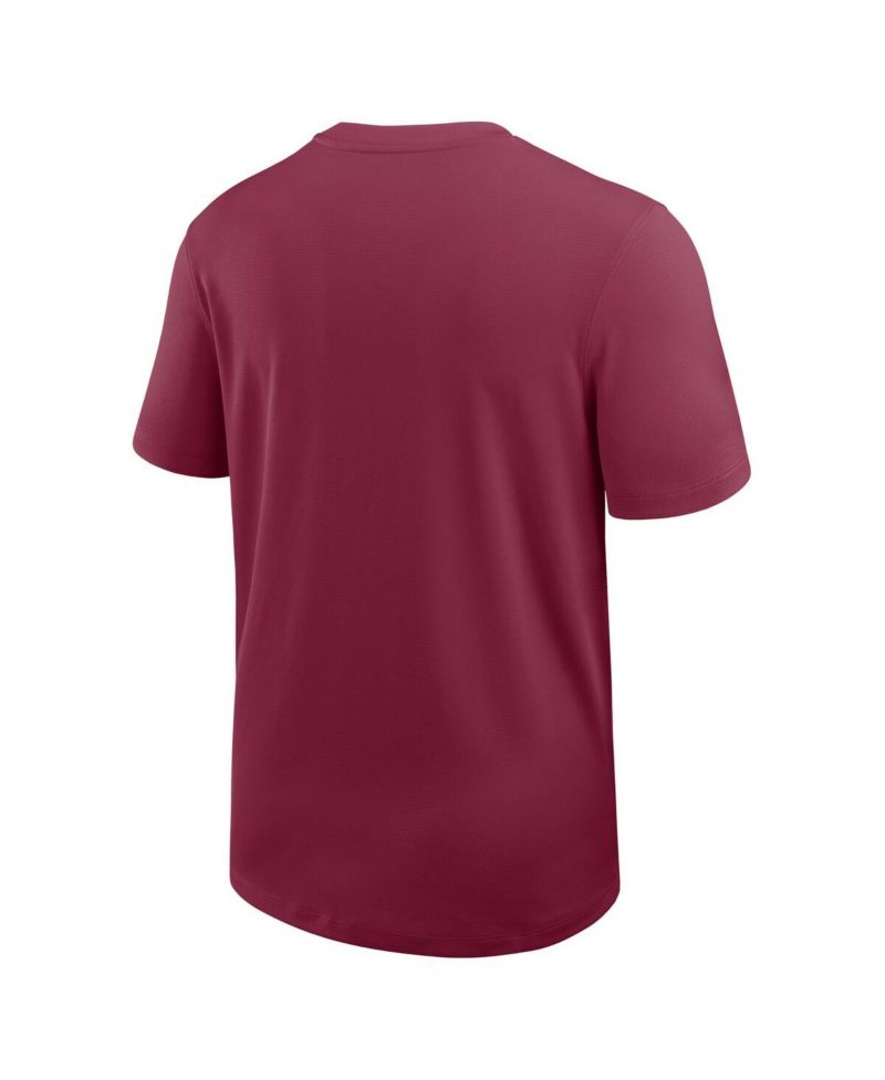 Men's Garnet Florida State Seminoles 2025 Sideline UV Performance Coach T-Shirt