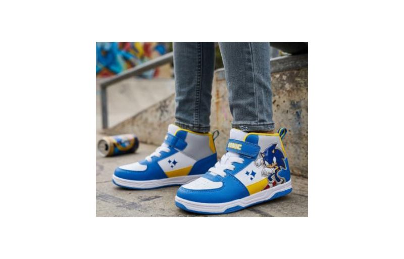 Little Boys Blue High-Top Sneakers