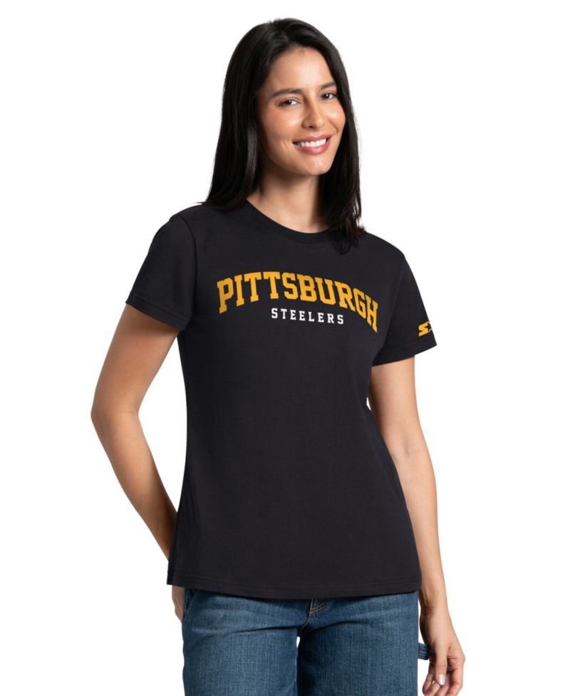 Women's Black/Gold Pittsburgh Steelers Combo Pack T-Shirt