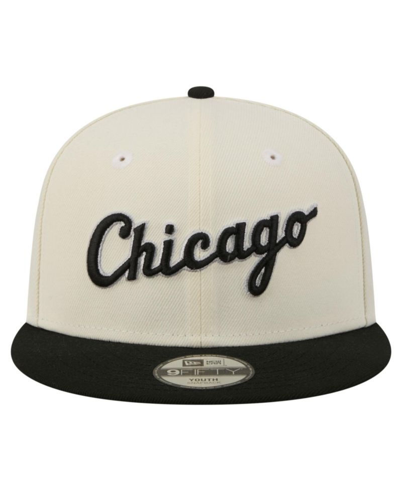 Big Boys and Girls White Chicago White Sox Two-Tone 9FIFTY Snapback Hat