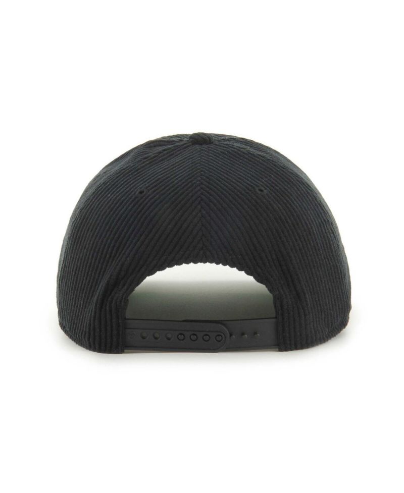Men's Black Miami Marlins Corduroy Hitch Adjustable Hat
