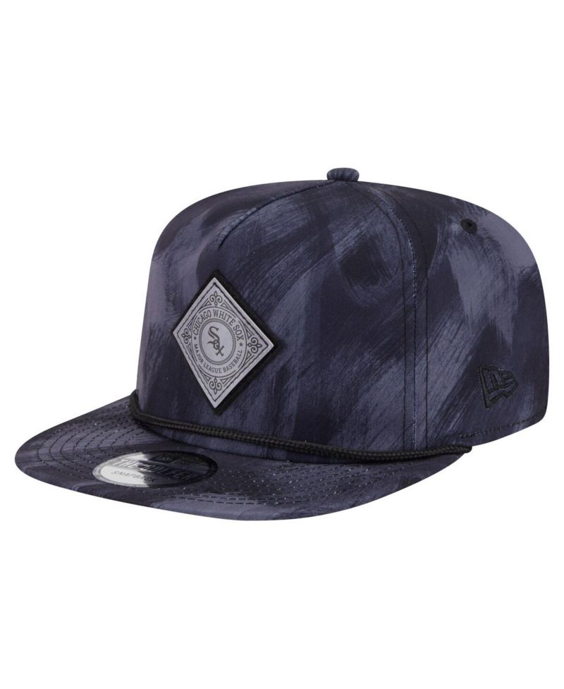 Men's Navy Chicago White Sox Printed Golfer Snapback Hat
