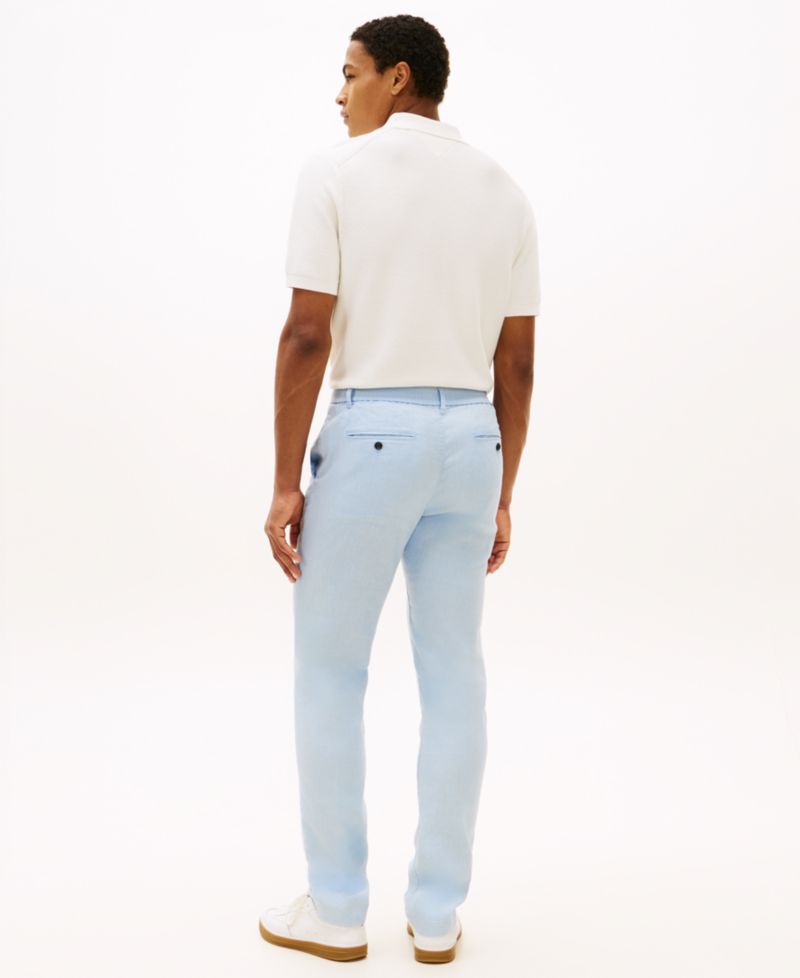 Men's Denton Straight-Fit Flat Front Sorona Linen Pants