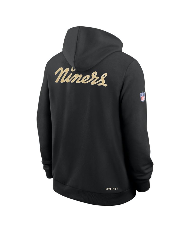 Nike Men's Black San Francisco 49ers 2025 NFL Rivalries Sideline Dri-Fit Hoodie
