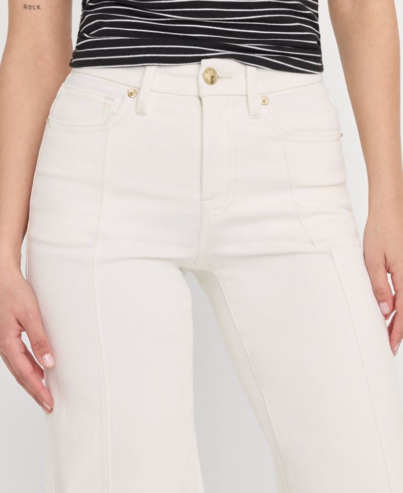 Petite High-Rise Palazzo Jeans