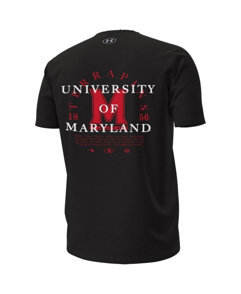 Men's Black Maryland Terrapins 2026 Sideline Performance T-Shirt