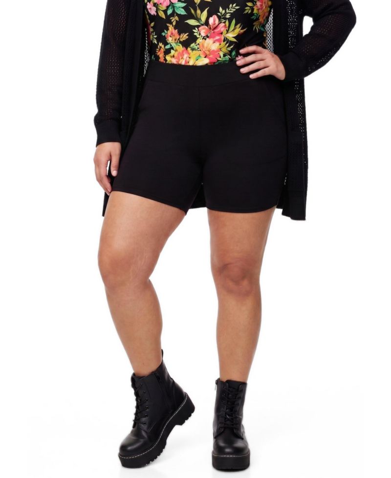 Plus Size Pocket Bike Short
