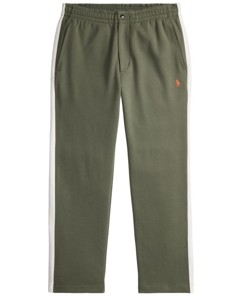 Men's Double-Knit Striped Track Pants