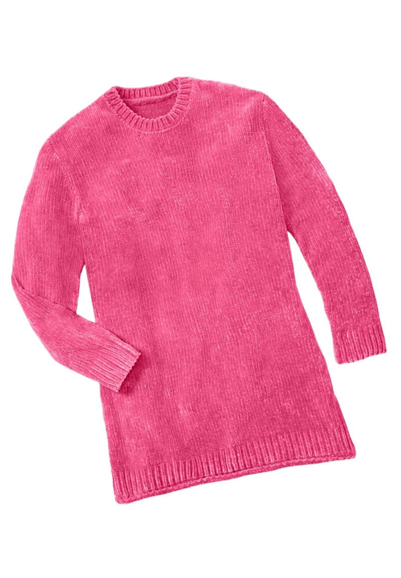 Plus Size Within Crewneck Chenille Sweater