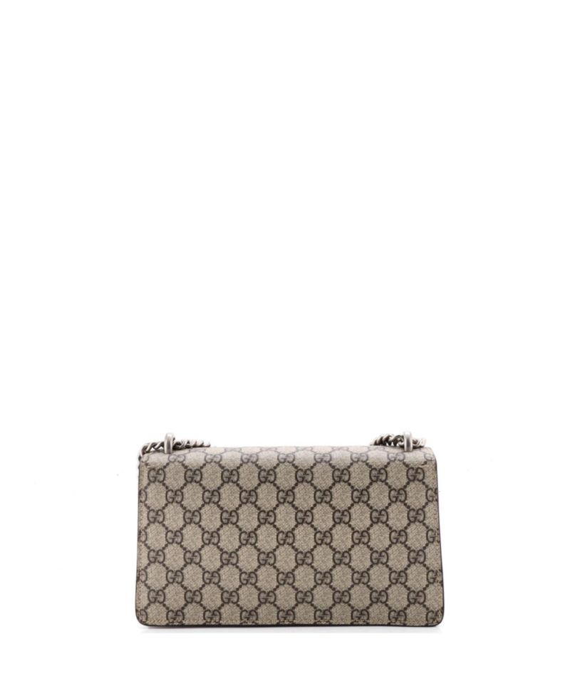 Small Dionysus Bag GG Coated Canvas with Crystal Embellished Metal
