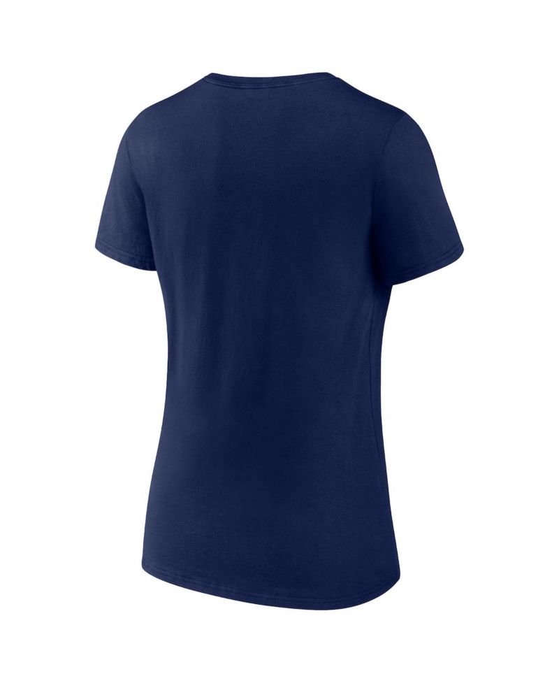 Women's David Ortiz Navy Boston Red Sox Big Papi Graphic V-Neck T-shirt