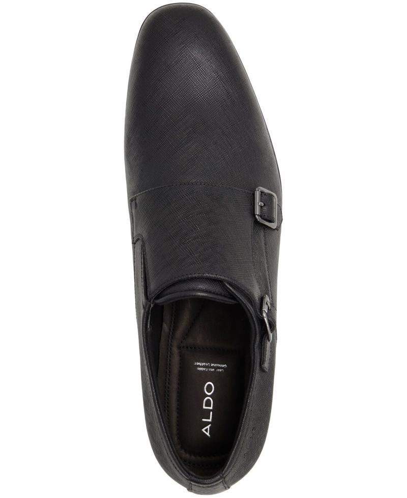 Men's Benedetto Monk Strap Shoes- Wide Width