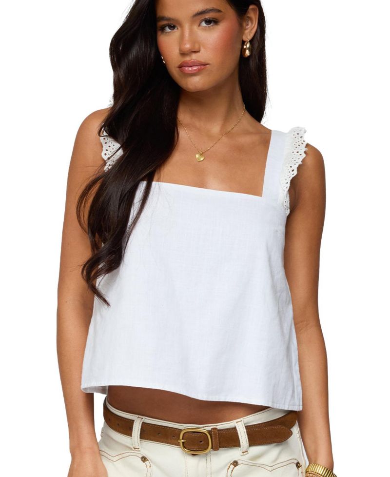 Women's Viviana Linen Look Top