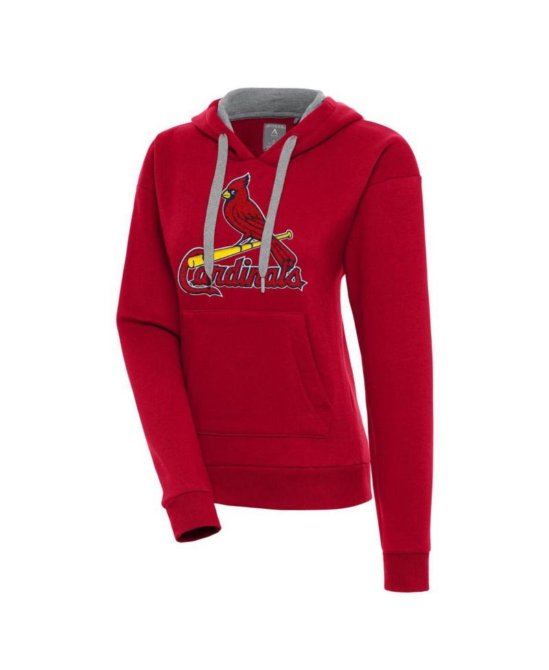 Women's Red St. Louis Cardinals Victory Pullover Hoodie