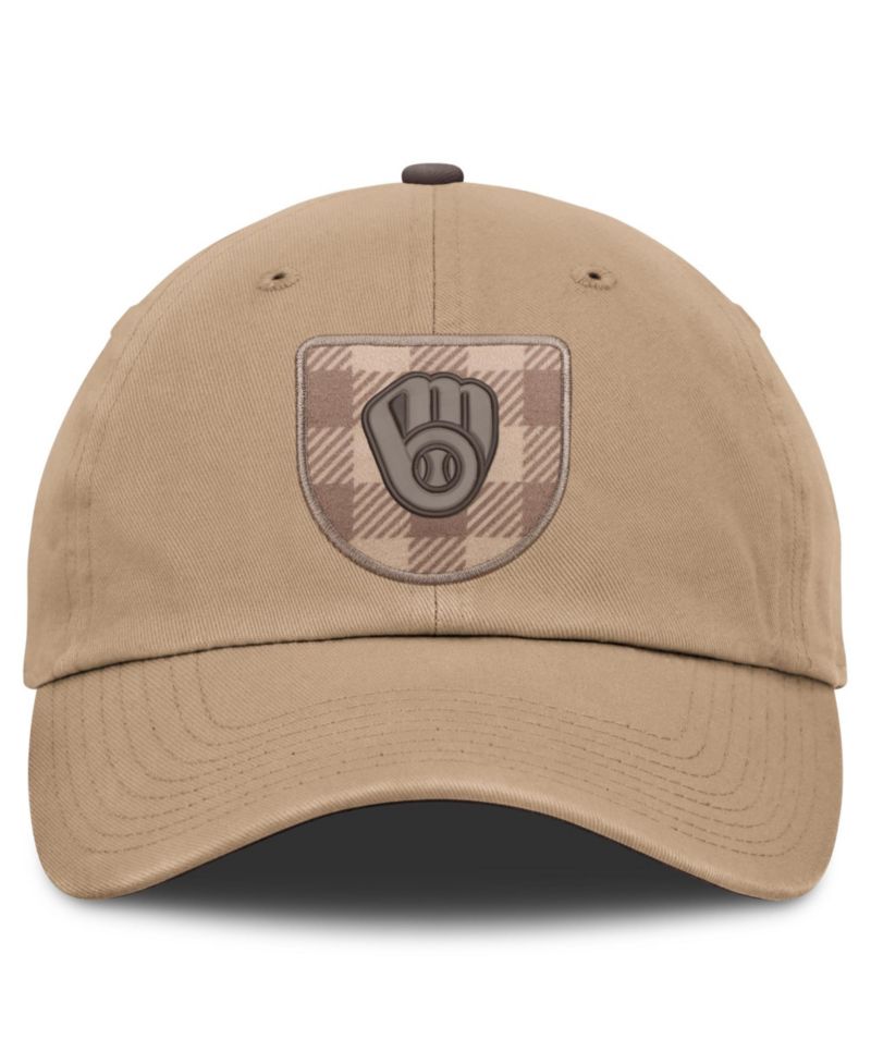 Men's Light Brown Milwaukee Brewers Statement Club Adjustable Hat