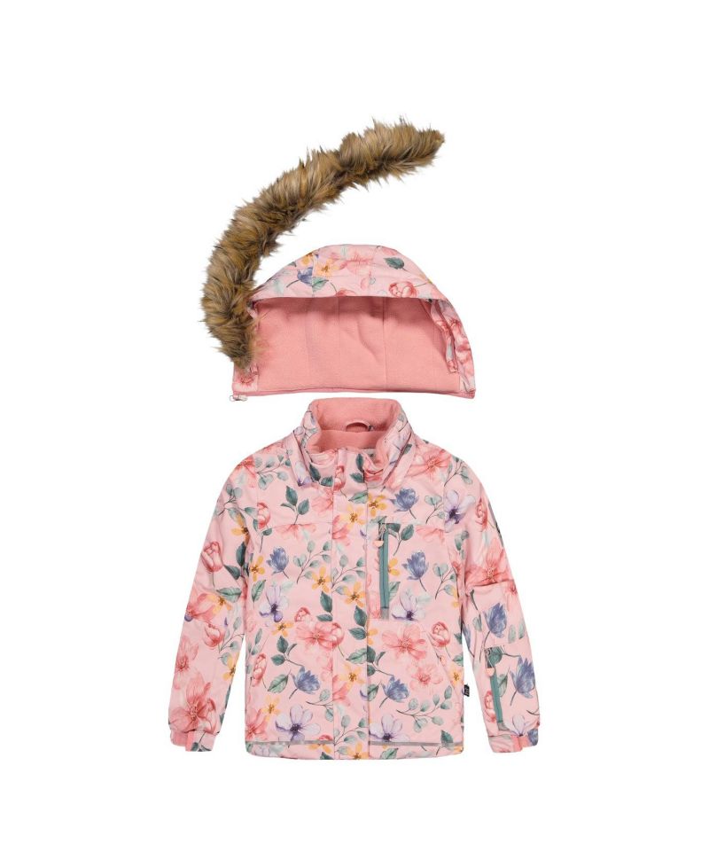 Big Girls (6-14) Two Piece Play Snowsuit Vintage Floral Print
