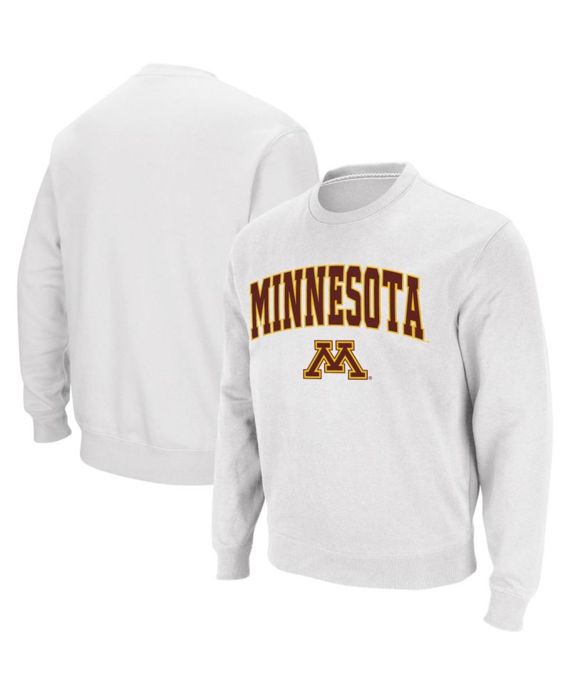 Men's Minnesota Golden Gophers Arch & Logo Crew Neck Sweatshirt