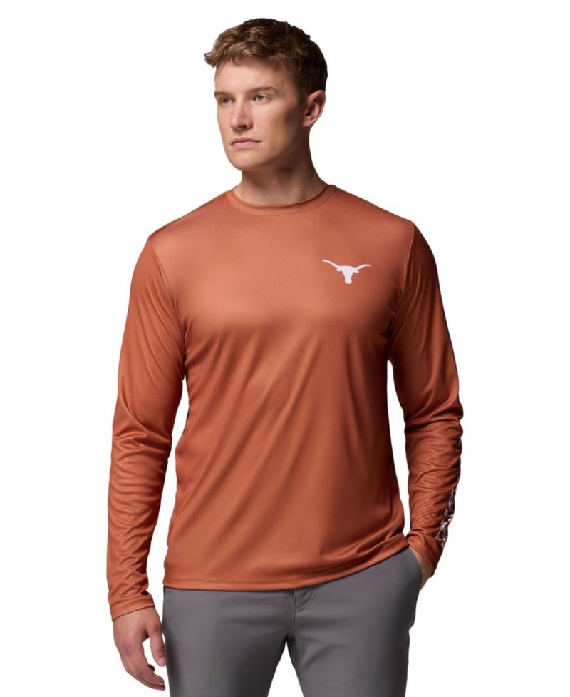 Men's Texas Orange Texas Longhorns PHG Terminal Shot 3-Hit Long Sleeve T-Shirt