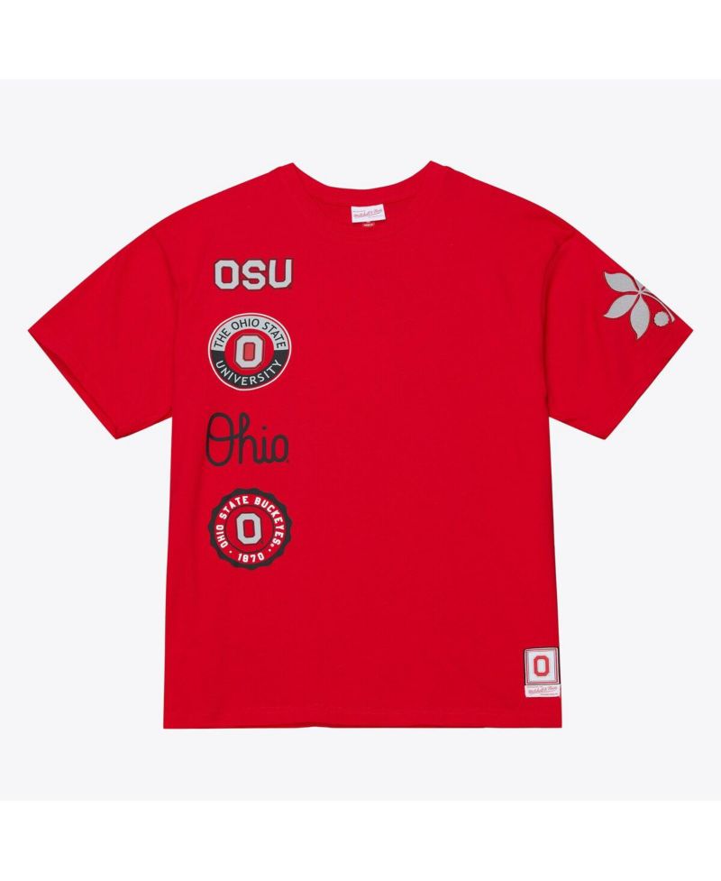 Men's Scarlet Ohio State Buckeyes Double Clutch Premium T-Shirt