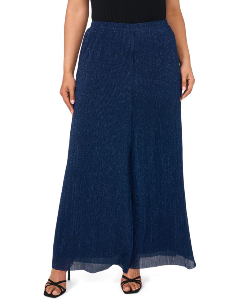 Plus-Size Pull-On Mid-Rise Pants