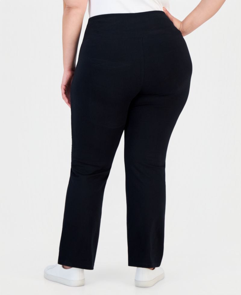 Plus Size High-Rise Bootcut Leggings