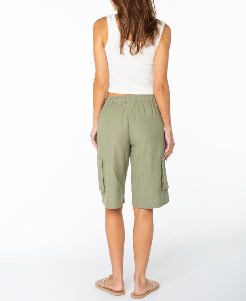 Women's Oceanview Scoop Baby Rib Crop Graphic Tank Top