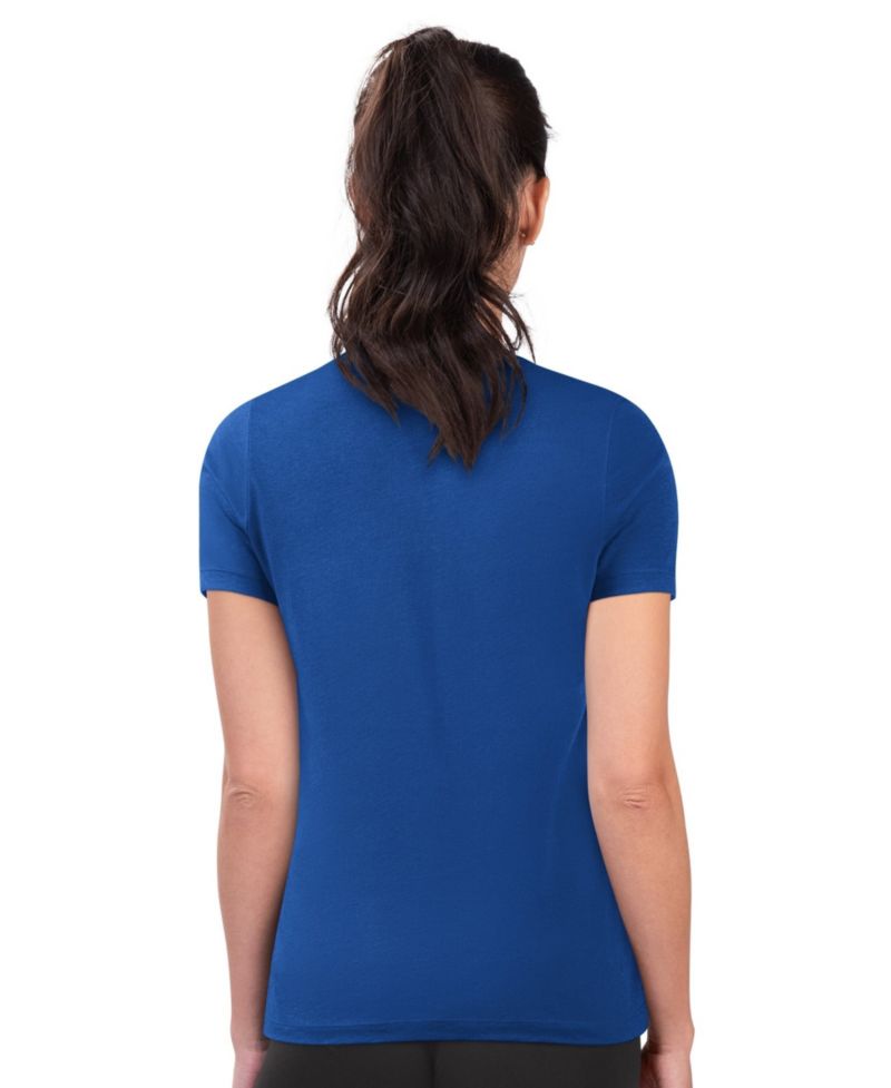 Women's Royal Chicago Cubs Super-Slim Fit Lightweight City Graphic T-Shirt