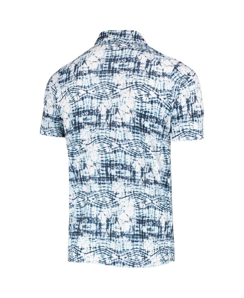 Men's Navy LA Galaxy Vivid Polo Shirt