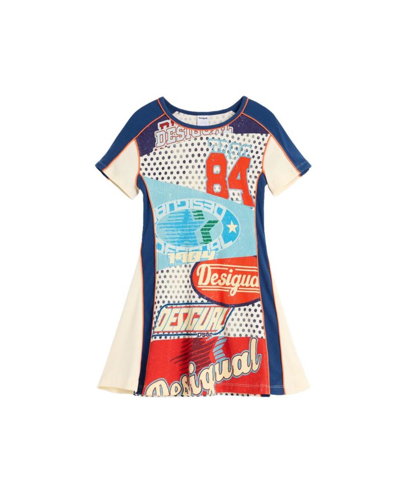 Girls's 3-14 Printed A-line dress