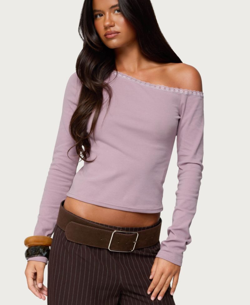 Women's Emmiline Lacey Off Shoulder Top
