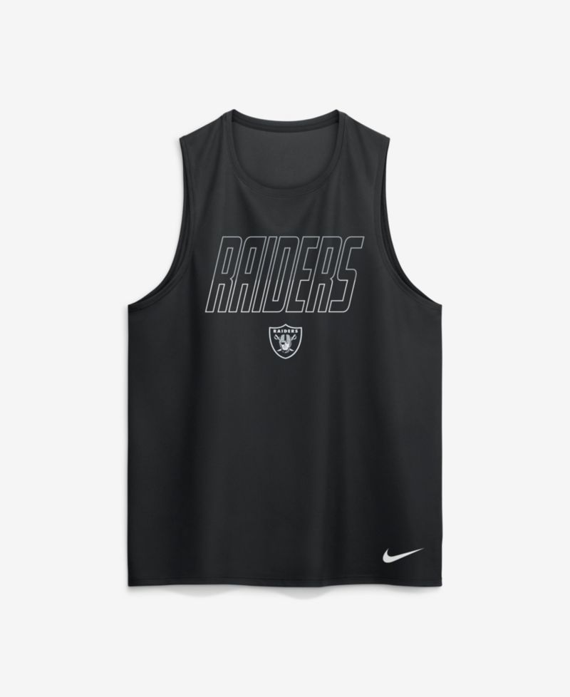 Men's Las Vegas Raiders Kickoff Miler Dri-FIT Sleeveless Tank Top