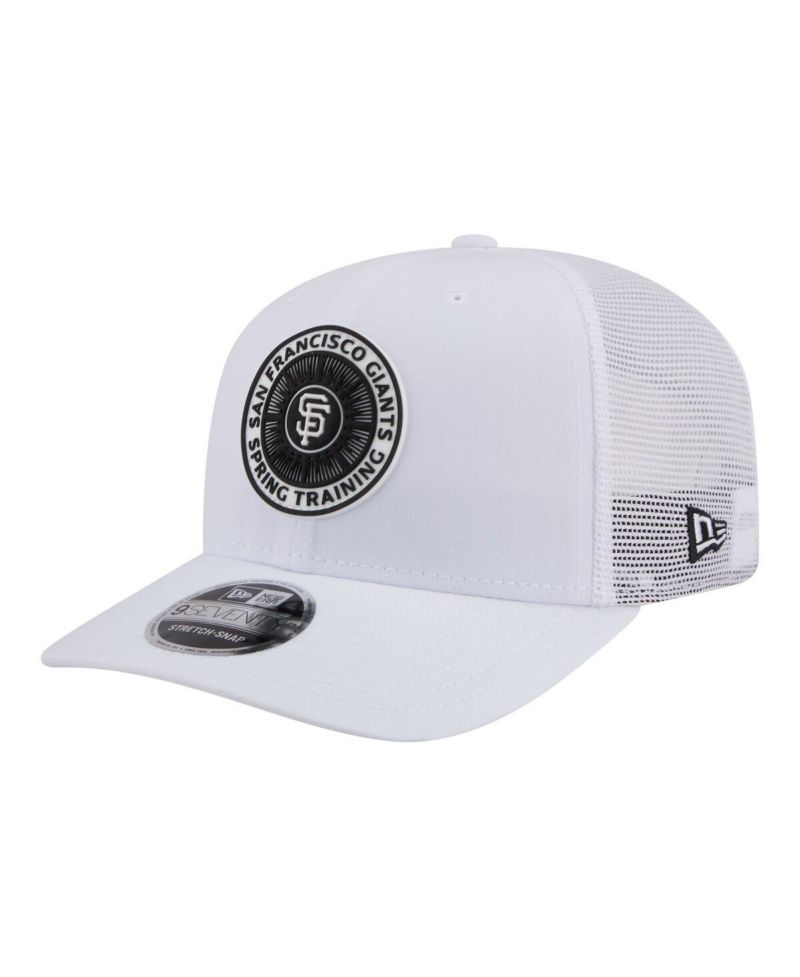 Men's White San Francisco Giants 2026 Spring Training Fan Pack 9SEVENTY Adjustable Trucker Hat
