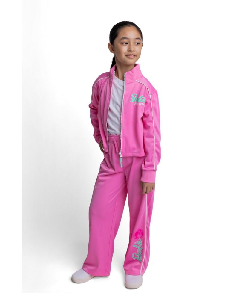 Girl's (5-16) Athletic 2-Piece Jacket and Pants Tracksuit Set