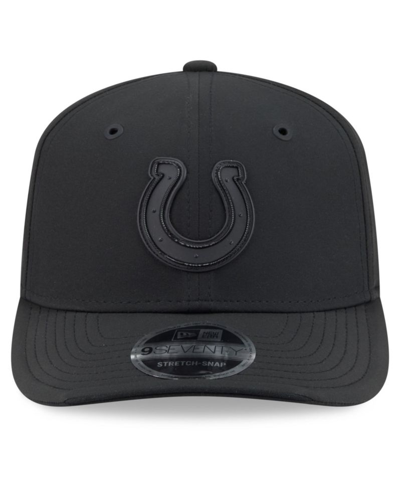 Men's Black Indianapolis Colts 2026 Sideline 9SEVENTY Adjustable Hat