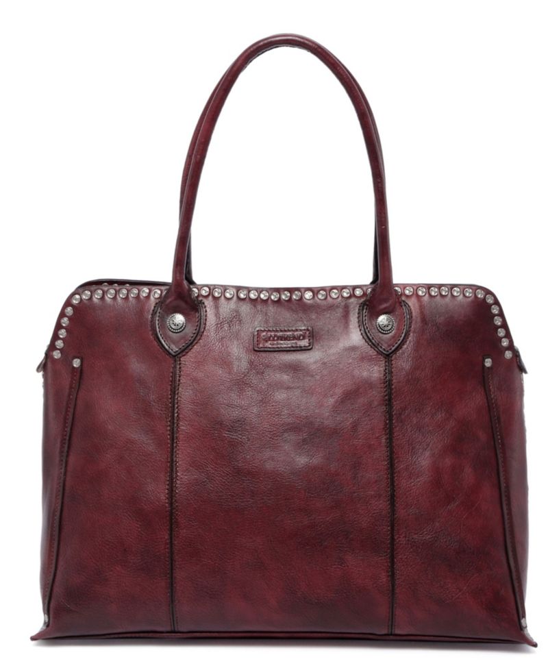 Soul Stud Large Leather Satchel Bag