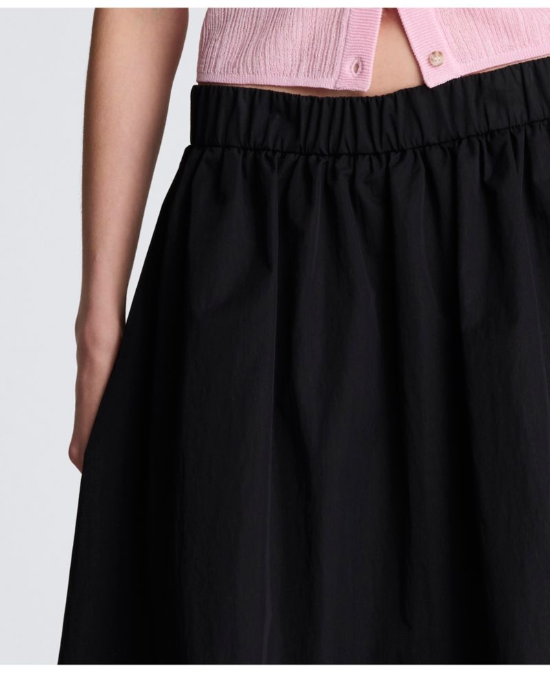 Women's Bubble Pull-On Midi Skirt