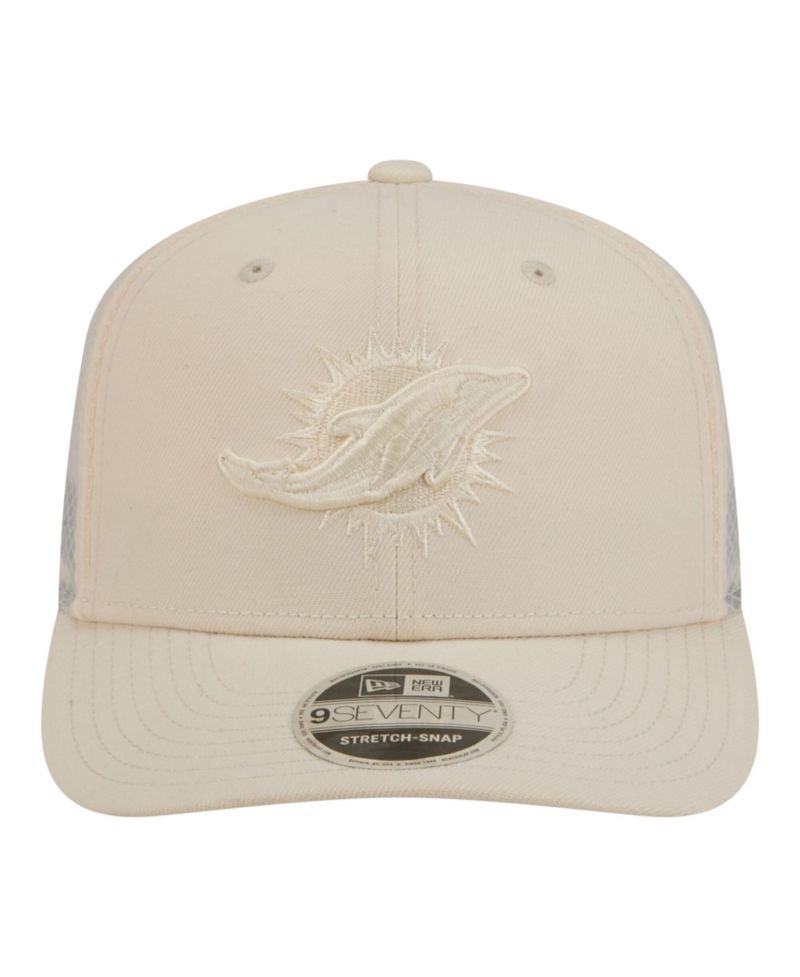 Men's Cream Miami Dolphins Color Pack 9SEVENTY Adjustable Hat