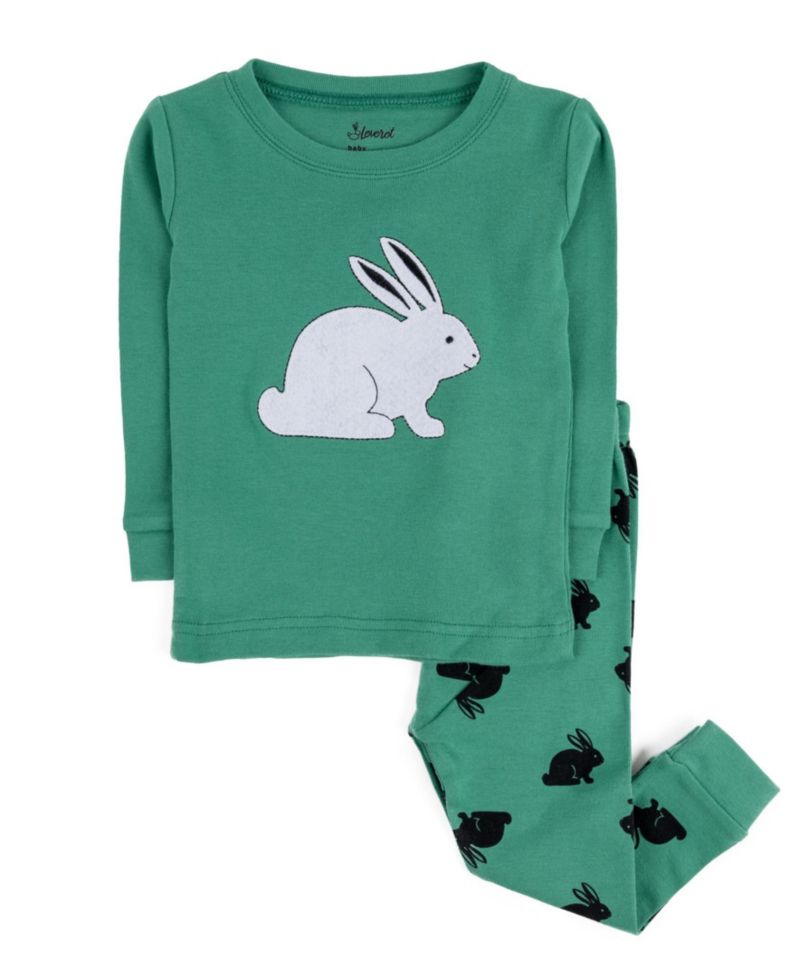 Kids Matching Family Two Piece Cotton Easter Pajamas 6-14