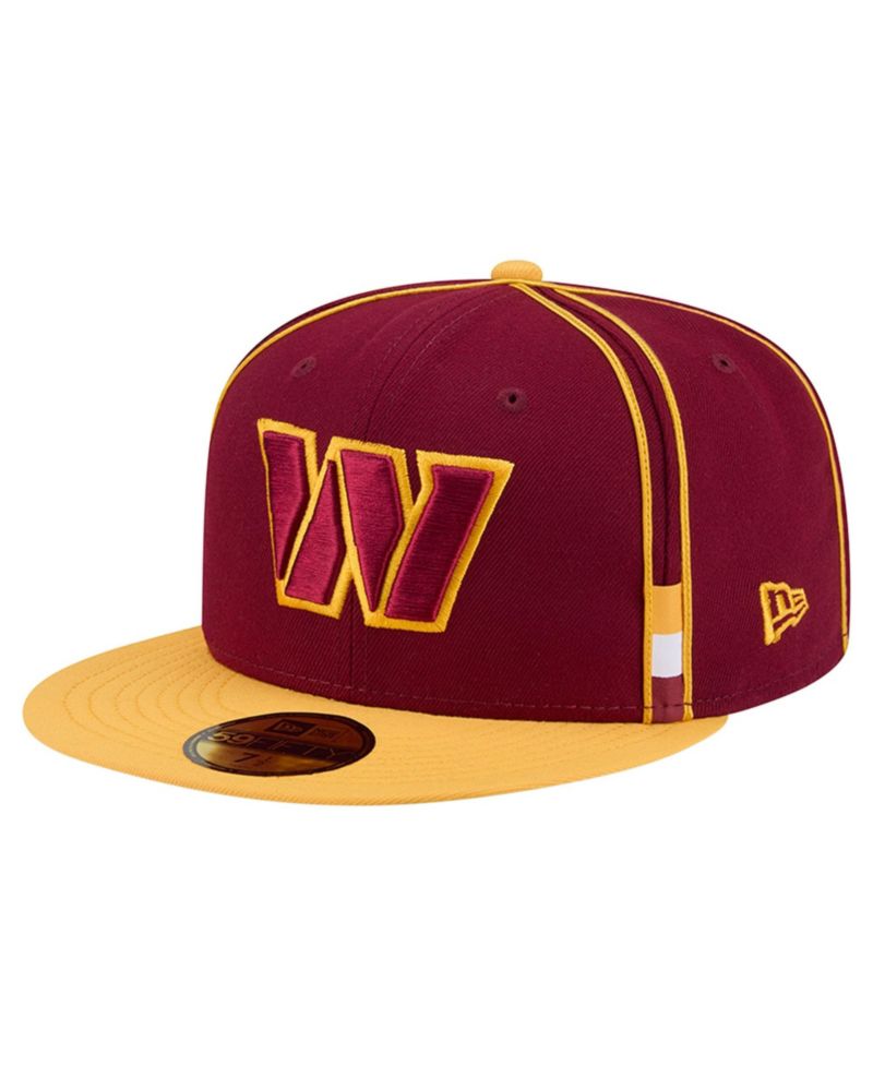 Men's Burgundy Washington Commanders Soutache 59FIFTY Fitted Hat