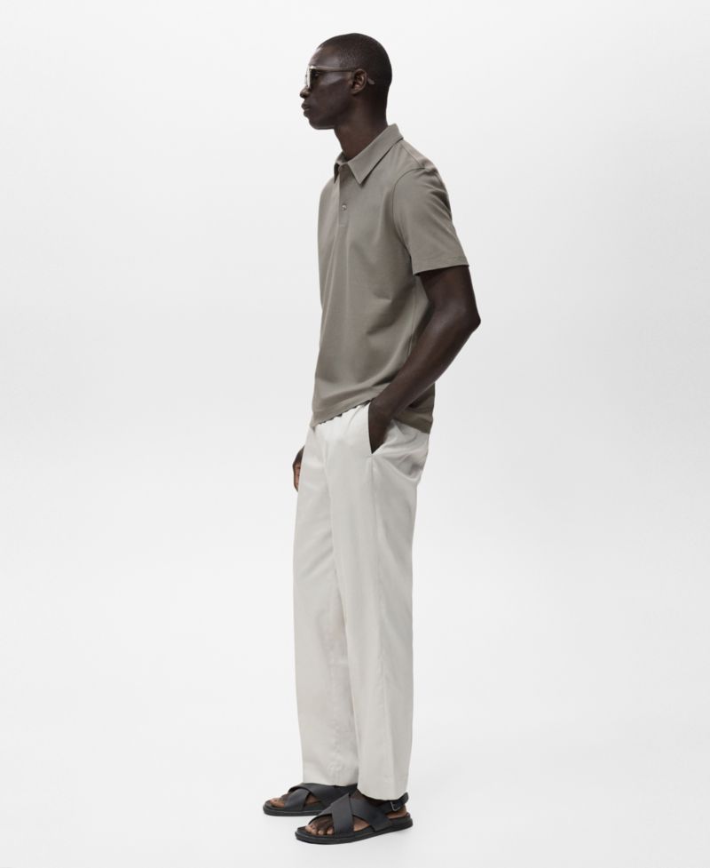 Men's Cotton Pique Polo Shirt