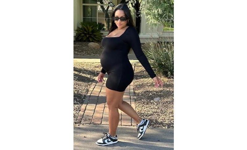 Women's Black Square Neck Long Sleeve Romper