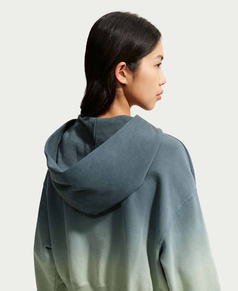 Женская спортивная одежда Phoenix Fleece с капюшоном Henley оверсайз из флиса