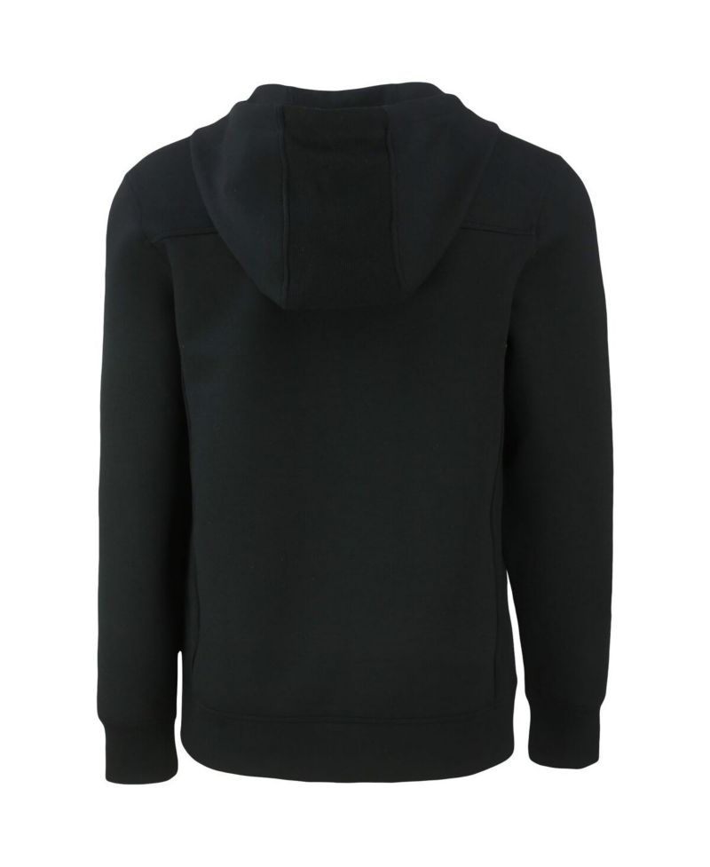 Men's Black Buffalo Bills Primary Mark Roam Eco Half-Zip Pullover Hoodie