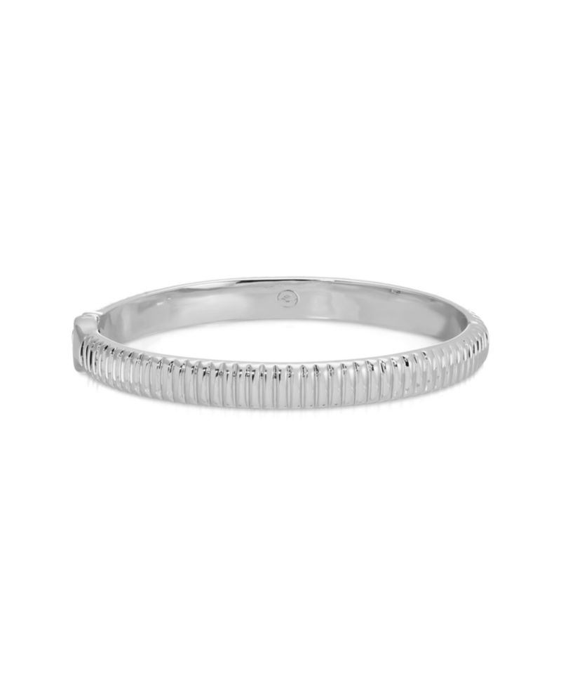 Ribbed Stacking Bangle Bracelet