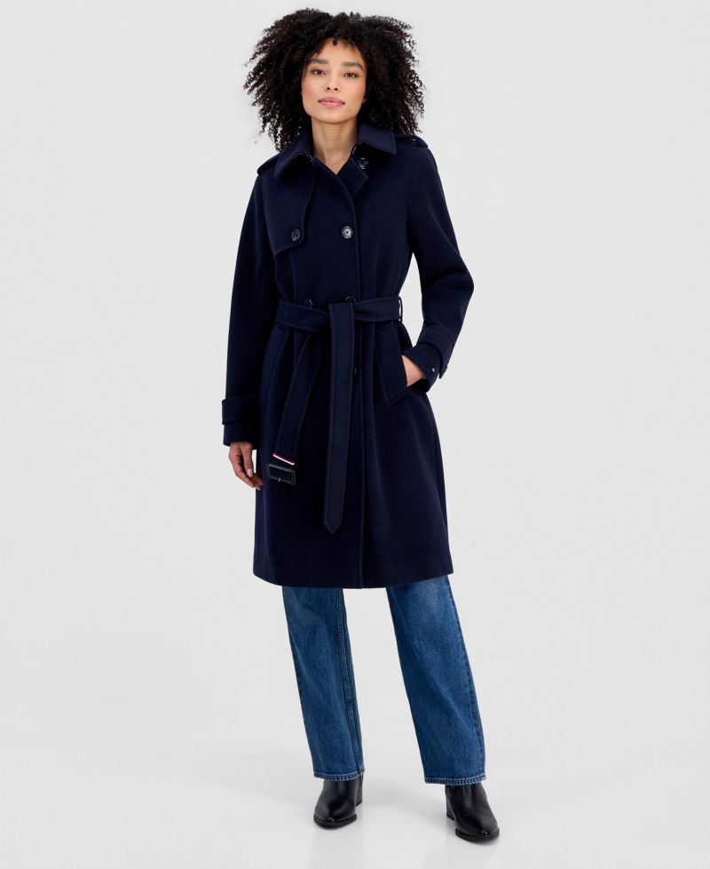 Women's Double-Breasted Trench Coat