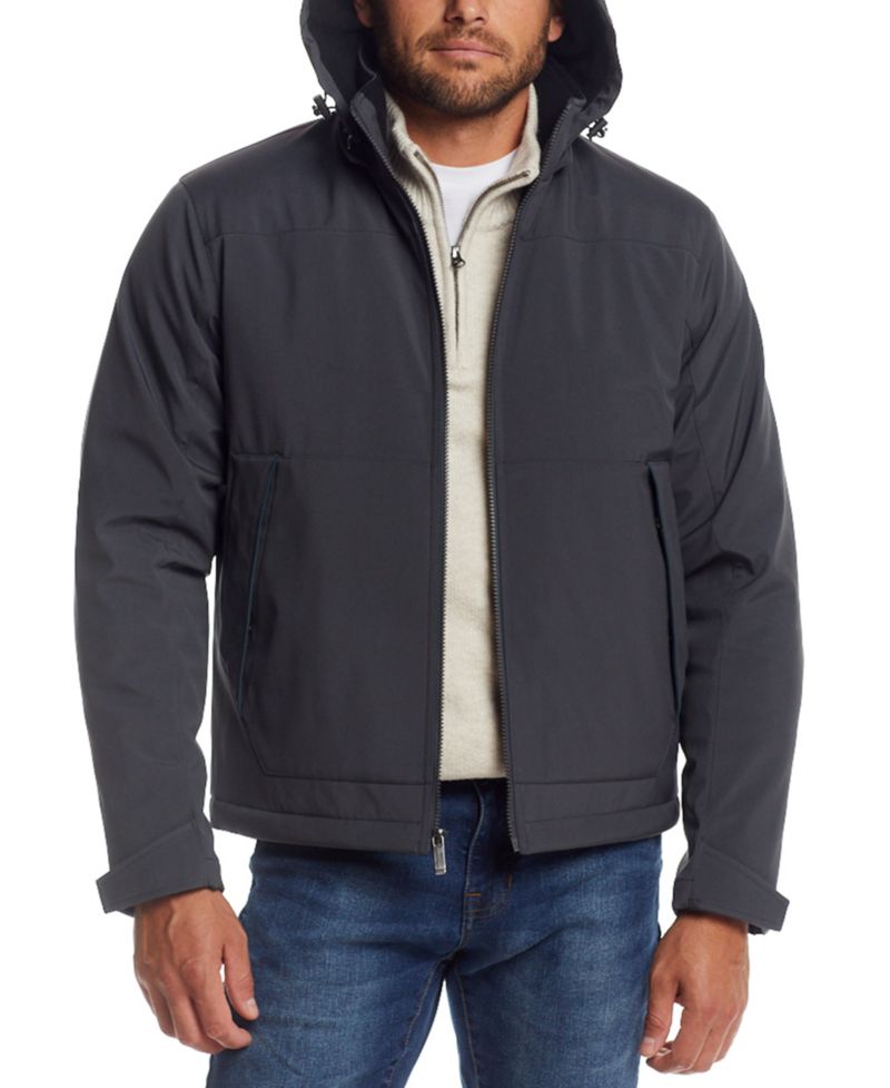 Men's Flex Tech Hooded Shirt Jacket
