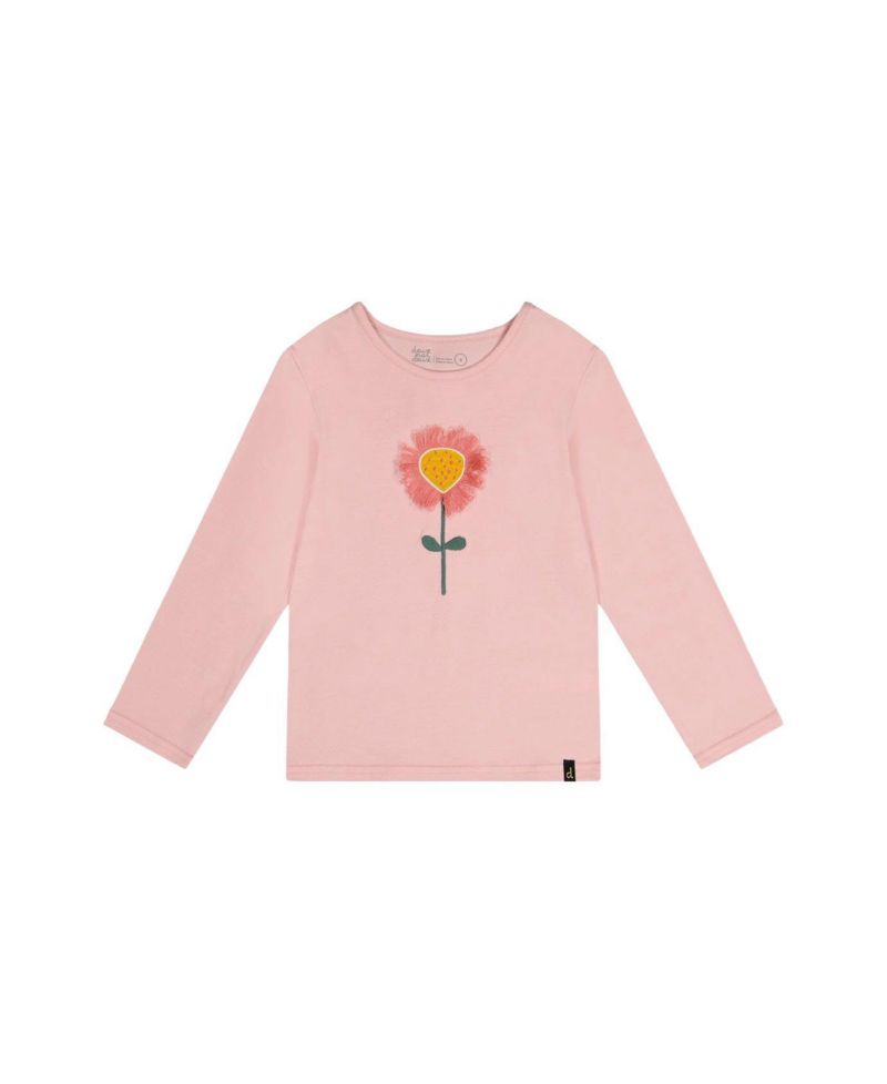Little and Big Girl (6 -12)Long Sleeve Organic Cotton T-Shirt